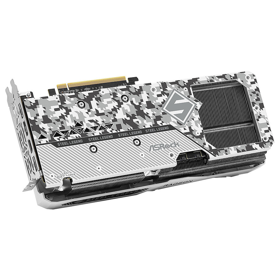 ASRock Radeon RX 7600 XT Steel Legend OC – Image 3